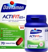 Bol.com Davitamon Actifit 65+ - Multivitamine voor 60 plussers - 70 tabletten - Voedingssupplement aanbieding