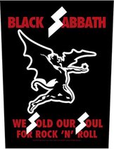 Black Sabbath Rugpatch We Sold Our Souls Zwart