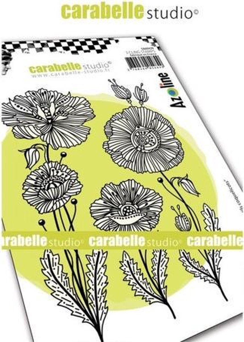 Carabelle Studio Cling Stempel - A6 gentils coquelicots