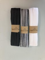 Decoratief lint, 3 kleuren ( 3 stuks )