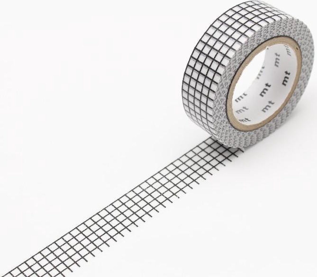 Washi Tape Ruitje Zwart - MT Masking Tape Hougan Black