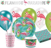 Amscan Flamingo verjaardagspakket 63 stuks