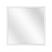 Spiegel met Luxe Aluminium Lijst - Mat Zilver - 20x20 cm