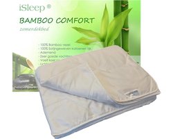 iSleep Zomerdekbed Bamboo Comfort - Tweepersoons - 200x220 - Wit