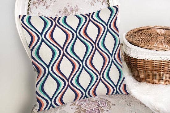 Sierkussen décoratif intérieur et extérieur design moderne - Coussins de salon - Coussins de décoration intérieure ou extérieure - 45x45 cm