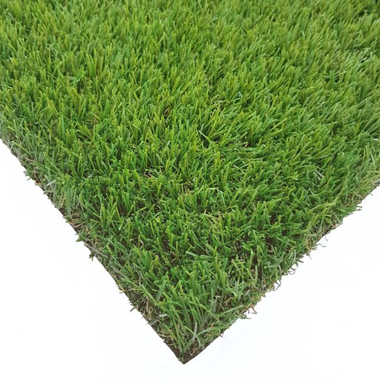 Kunstgras Tapijt DENVER groen - 100x200cm - 30mm|artificial grass|gazon artificiel|groen|tuin|balkon|terras|grastapijt|gras mat