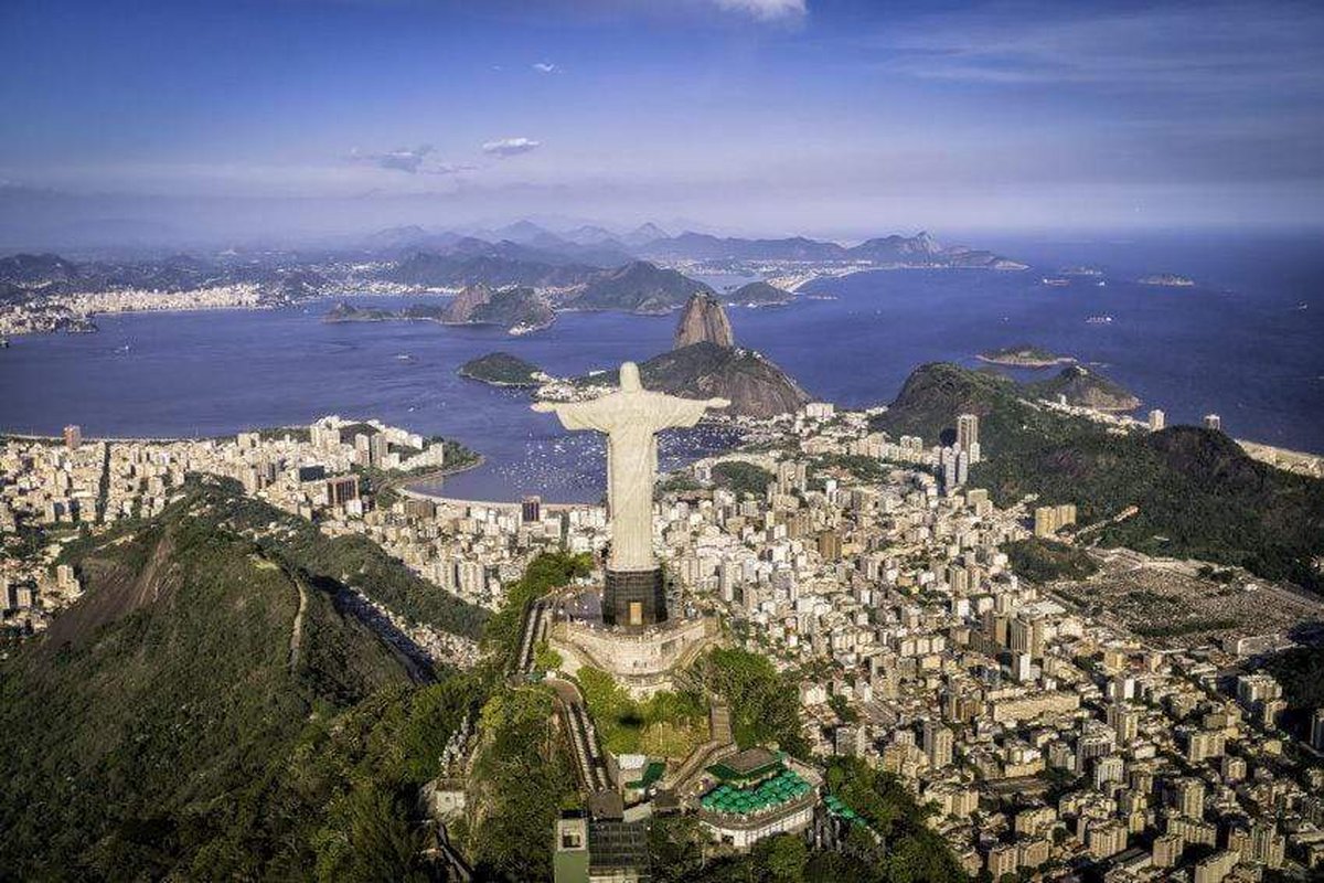 Vliesfotobehang Fotobehang 7 Banen, Rio de Janeiro Art. 18067