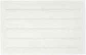 Lucy's Living Luxe Badmat TEMPO White Gerecycled – 50 x 80 cm – wit - katoen - polyester - badkamer mat - badmatten - badtextiel - wonen – accessoires - exclusief