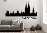 Barcelona  Skyline Muursticker
