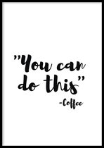 Poster You Can Do This – 30x40cm – keuken poster - 210g Fotopapier