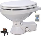 Toilette électrique Jabsco 24V avec électrovanne et grand pot 37045-4094