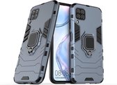 Huawei P40 Lite Robuust Kickstand Shockproof Grijs Cover Case Hoesje ABL