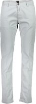 Hugo Boss  Broek Blauw Aansluitend - Maat W34 X L36 - Heren - Lente/Zomer Collectie - Katoen;Elastaan