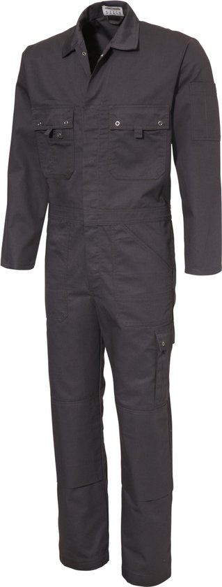 Ultimate Workwear - Standaard Overall IMST - polyester/katoen - 245gr/m2 - Grijs (Donker) - NU TIJDELIJK IN PRIJS VERLAAGD