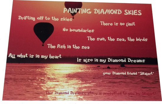 Sorteerdoos – opbergdoos Diamond Painting diamantjes+ Stickers+ Memorycard SKalert® 'Sunset Dreams' - SKalert®