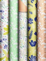 Haza Original Inpakpapier Rising Spring 60 Rollen Multicolor