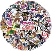 Jojos Bizarre Adventure sticker mix - 50 stuks voor laptop, smartphone, muur, agenda etc.