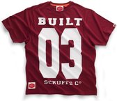 Scruffs Built 03 T-Shirt-Bordeaux-rood-XL