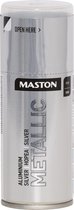 Maston Metallic Aluminium Zilver 150ML Set van 2 stuks