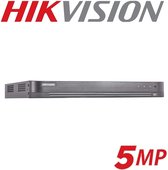 Hikvision beveiligingscamera set, 5 MP, 4 K, DVR, 4 kanalen, 4 TB, H.265 +, HIK, 5 MP, 3,6 mm, vandalismebestendige camera set