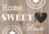 Diamond Painting "JobaStores®" Home Sweet Home 01 - volledig - 30x40cm