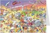 Danker-Jan Oreel - Cartoon Kust door de jaren heen - Wenskaart A5 - Set-10