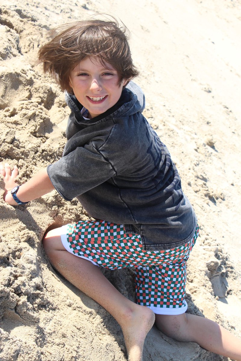 Ducksday - zwemshort - zwembroek - boardshort - jongen - UPF50+ - Tile - 4 jaar — afbeelding 2