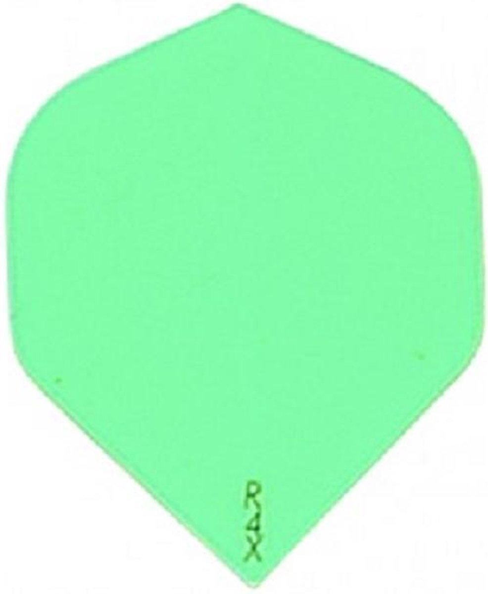 5 sets (15 stuks) Ruthless flights R4X Fluro Green.