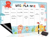 Brute Strength - Magnetisch Weekplanner whiteboard (38) - A3 - Planbord - Dagplanner kind  - To Do Planner kinderen