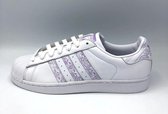 Adidas superstar wit lila wit bd7429, maat 47 1/3