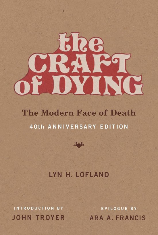 The MIT Press-The Craft of Dying - cover
