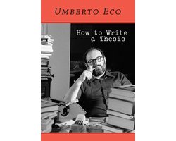 Omslag van How To Write A Thesis