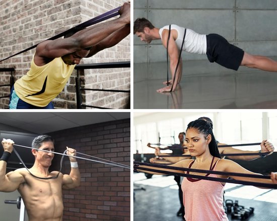 Bol Com Pull Up Bar Met Weerstandsband Optrekstang Deur Met Fitness Elastiek Thuis Sporten