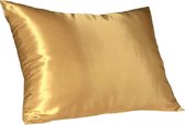 2 Satijne Kussensloop Beauty Skin Care 60x70 cm Gold