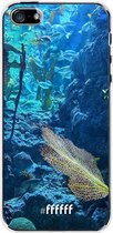 iPhone SE (2016) Hoesje Transparant TPU Case - Coral Reef #ffffff