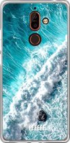 Nokia 7 Plus Hoesje Transparant TPU Case - Perfect to Surf #ffffff