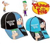 Phineas and Ferb cap / pet, zwart maat 52