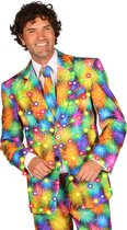 Herenjas | Heren colbert met ledverlichting | Maat 50 | Zonder broek | "Leds party!" | Happy New Year | Oud en nieuw