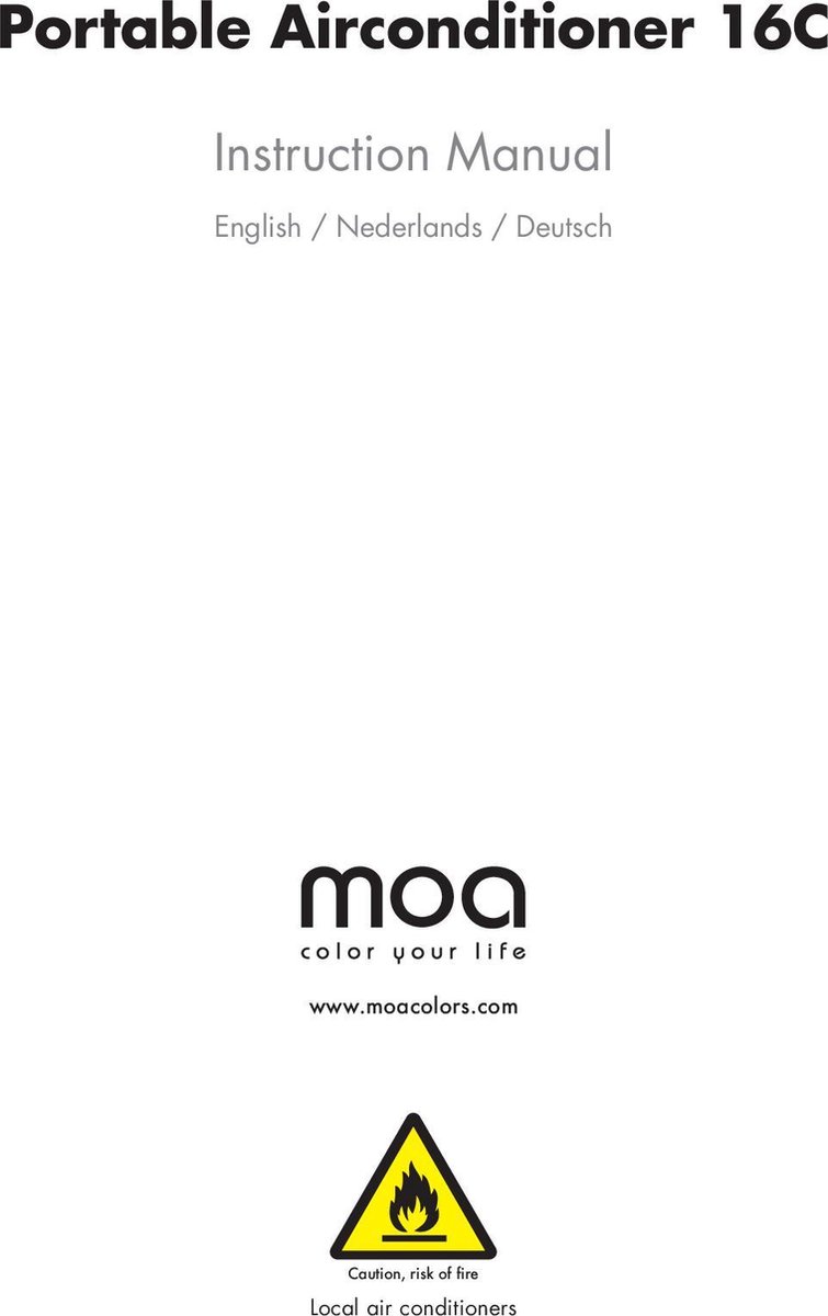 MOA Mobiele Airco - 9000 BTU - met WiFi en App - Inclusief  Verwarmingsfunctie - A016C | bol.com