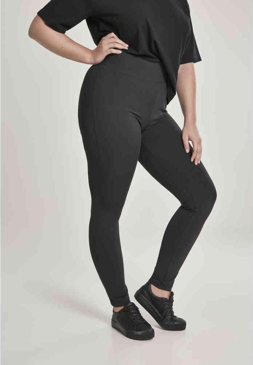 Urban Classics High Waist Dames Legging – 5XL Zwart