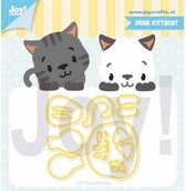 Joy!Crafts Snijstencil - Jocelijne Lieve kitty kat