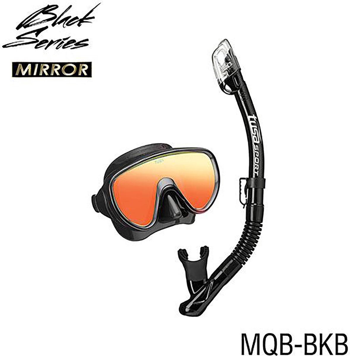 TUSAsport UC1625 Serene Snorkelset | Comfortabel Snorkelmasker & Betrouwbare Semi-Dry Snorkel voor Beginners & Recreatieve Snorkelaars