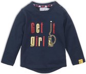 Dirkje - Baby t-shirt ls - Navy - Vrouwen - Maat 62