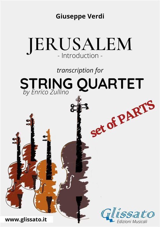 Jerusalem (introduction) String Quartet - Set of parts - cover