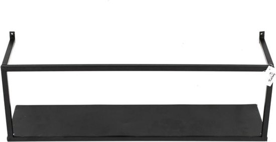 vidaXL Wandschap 2-laags 75x40x60 cm roestvrijstaal zilverkleurig