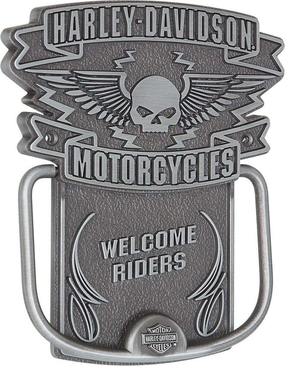 Harley-Davidson Winged Skull Deur Klopper