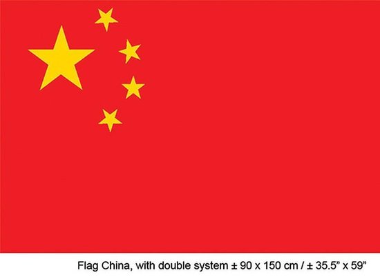 Vlag China | Chinese vlag 150x90cm