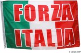 Vlag Forza Italia | Italiaanse vlag Forza 150x90cm