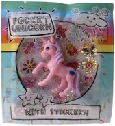 Lg-imports Eenhoorn Pocket Unicorn Meisjes 7 X 5 Cm Roze/wolkje