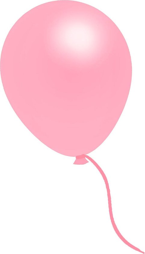 500 pièces ballons roses - décoration - latex - hélium - fête - rose -  ballon | bol